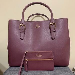 New - Kate Spade Tote and Wristlet Set